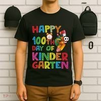 Happy 100 Days Kindergarten School Teacher Student 100th Day T-Shirt thumb 6