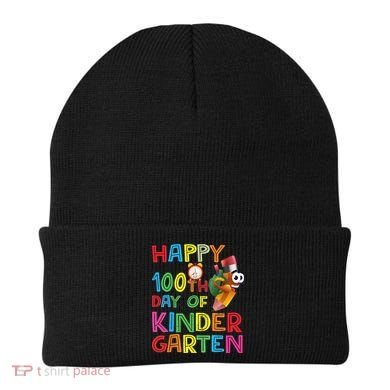 Happy 100 Days Kindergarten School Teacher Student 100th Day Beanie