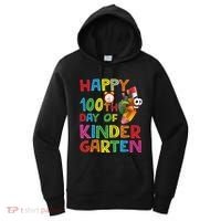 Happy 100 Days Kindergarten School Teacher Student 100th Day Women's Hoodie thumb 0