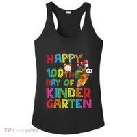Happy 100 Days Kindergarten School Teacher Student 100th Day Ladies PosiCharge Competitor Racerback Tank thumb 0