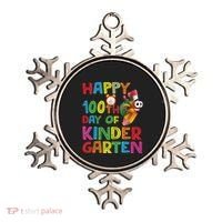 Happy 100 Days Kindergarten School Teacher Student 100th Day Ornament thumb 0