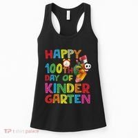 Happy 100 Days Kindergarten School Teacher Student 100th Day Women's Tank Top thumb 0
