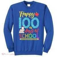 Happy 100 Days Of School For Teacher Or Child Sweatshirt thumb 0