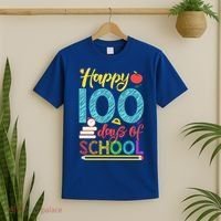 Happy 100 Days Of School For Teacher Or Child T-Shirt thumb 2