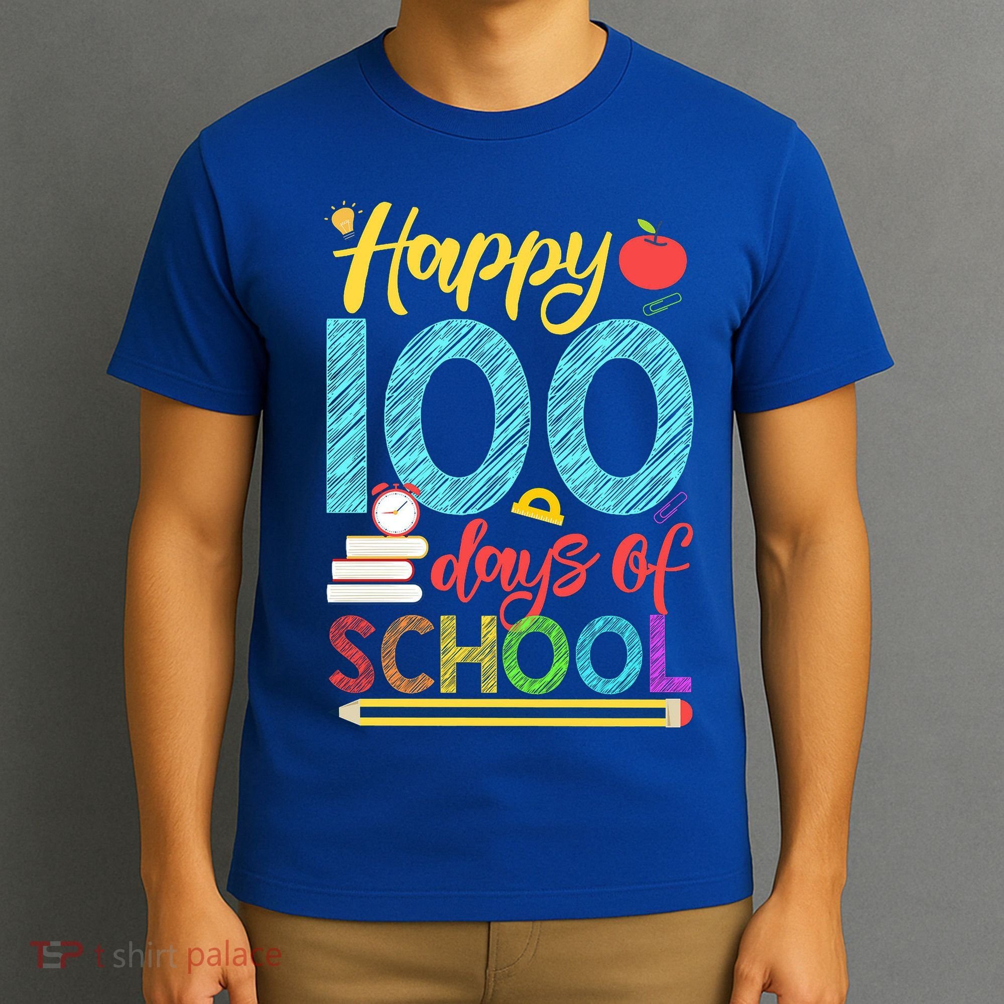 Happy 100 Days Of School For Teacher Or Child T-Shirt