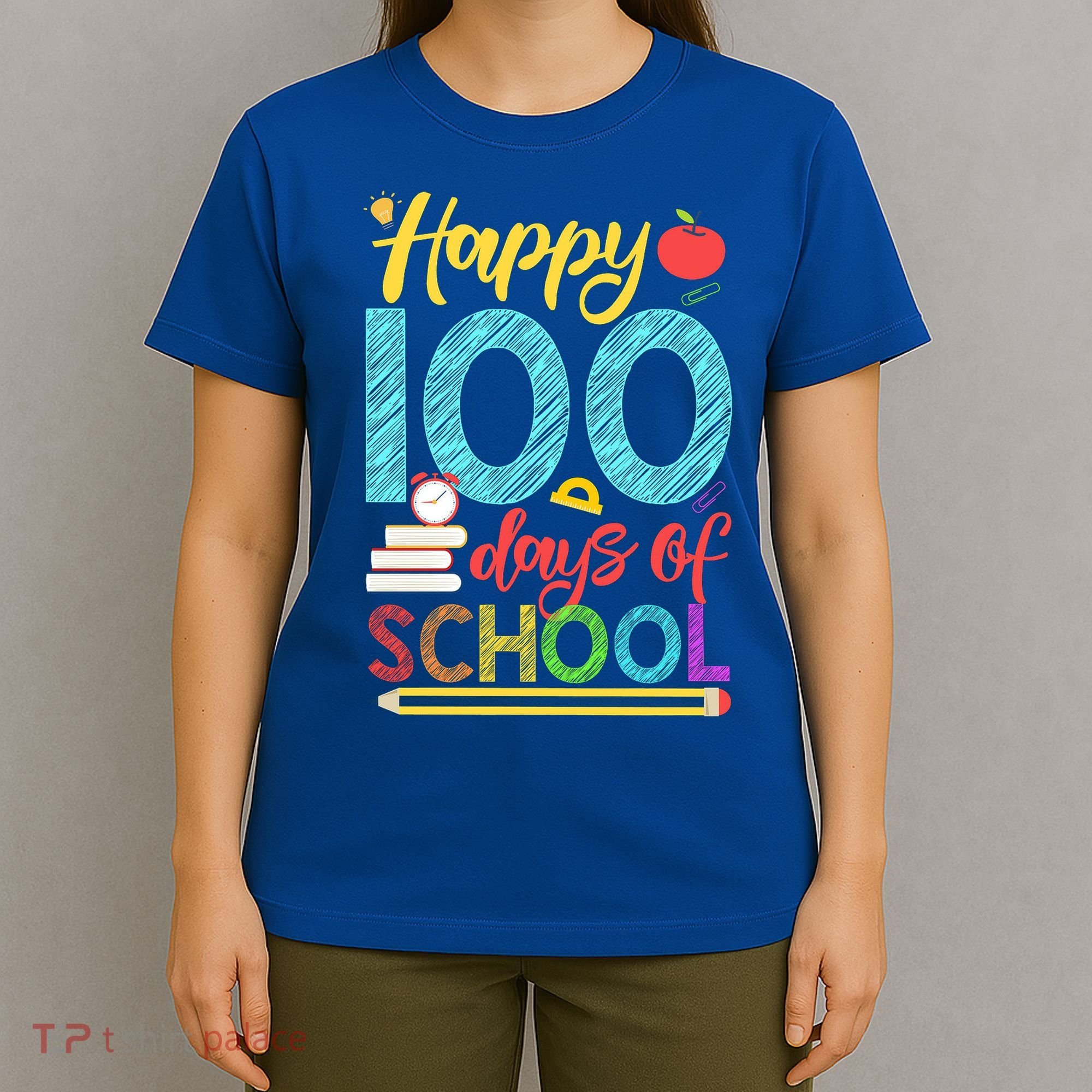 Happy 100 Days Of School For Teacher Or Child T-Shirt