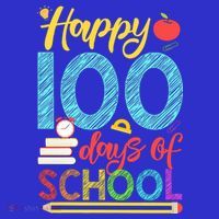 Happy 100 Days Of School For Teacher Or Child T-Shirt thumb 7