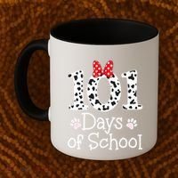 Happy 101 Days Of School Funny Student Teacher Gift Coffee Mug thumb 2