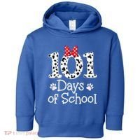 Happy 101 Days Of School Funny Student Teacher Gift Toddler Hoodie thumb 0