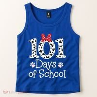 Happy 101 Days Of School Funny Student Teacher Gift Tank Top thumb 2