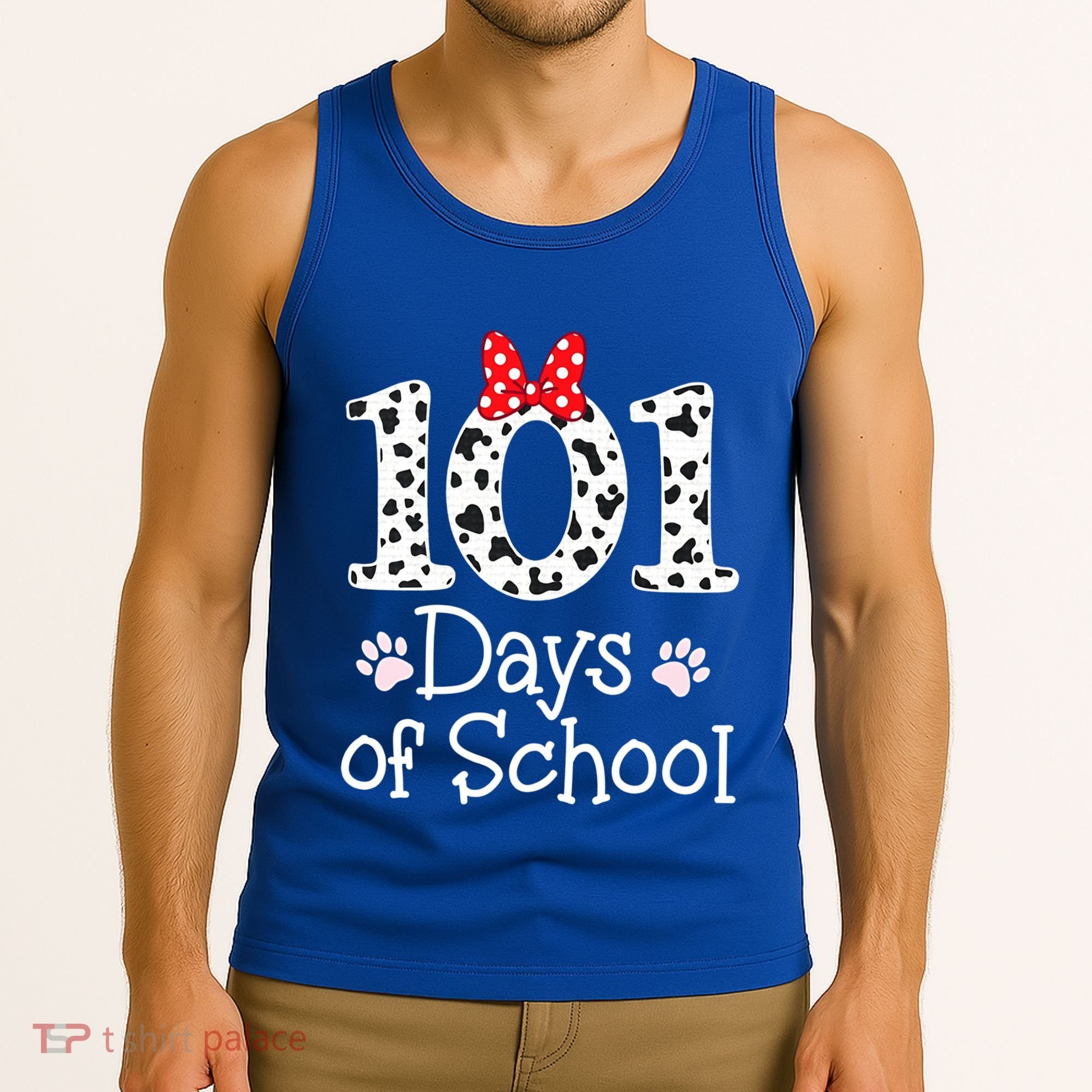 Happy 101 Days Of School Funny Student Teacher Gift Tank Top