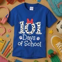 Happy 101 Days Of School Funny Student Teacher Gift Kids T-Shirt thumb 3