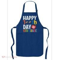 Happy 100Th Day Of 6Th Grade Hockey School Teacher Student Gift Apron thumb 0
