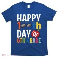 Happy 100Th Day Of 6Th Grade Hockey School Teacher Student Gift T-Shirt thumb 0