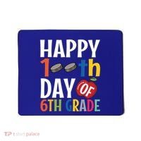 Happy 100Th Day Of 6Th Grade Hockey School Teacher Student Gift Mousepad thumb 0