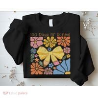 Happy 100th Day Of School 100 Days Of School Teacher Student Sweatshirt thumb 2