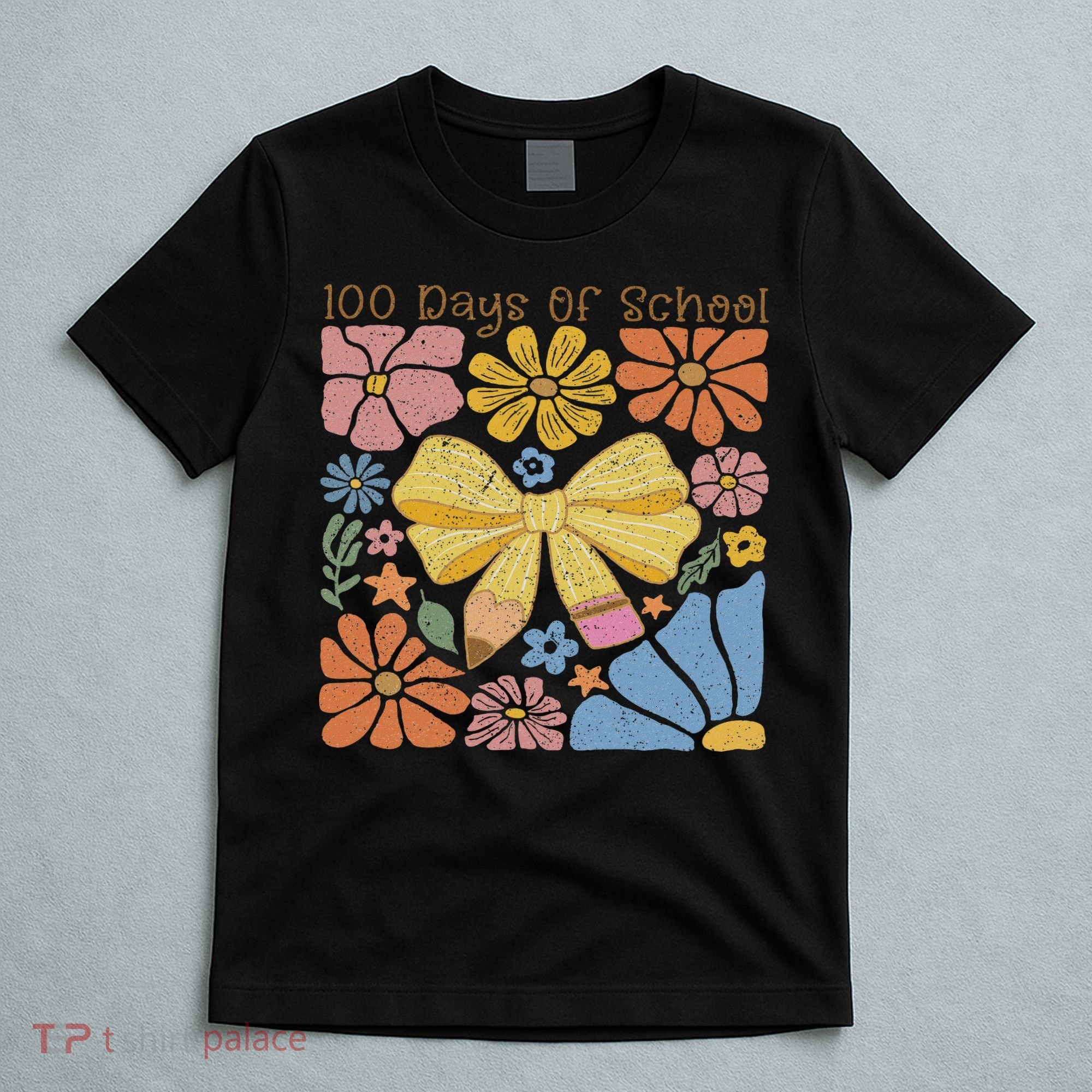Happy 100th Day Of School 100 Days Of School Teacher Student T-Shirt