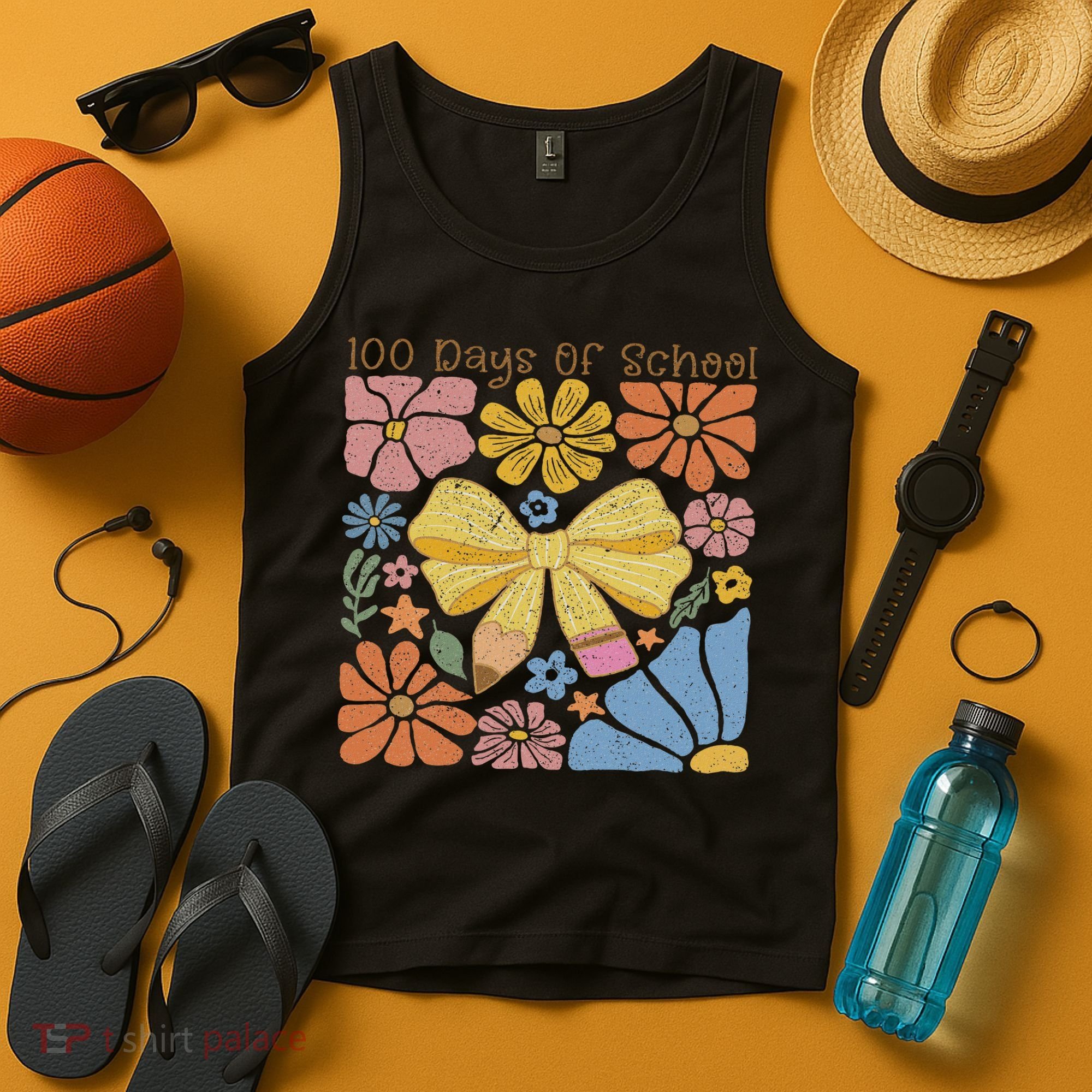Happy 100th Day Of School 100 Days Of School Teacher Student Tank Top