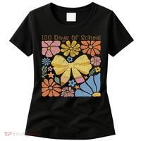 Happy 100th Day Of School 100 Days Of School Teacher Student Women's T-Shirt thumb 0
