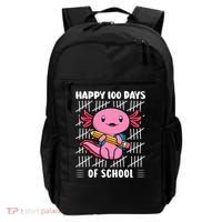 Happy 100 Days Of School Cute Axolotl Kindergarten 100th Day  Backpack thumb 0