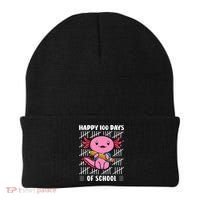 Happy 100 Days Of School Cute Axolotl Kindergarten 100th Day  Beanie thumb 0