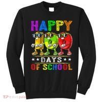 Happy 100 Days of School Flossing 100th Day School Sweatshirt thumb 0