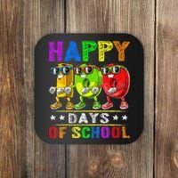 Happy 100 Days of School Flossing 100th Day School Coaster thumb 0