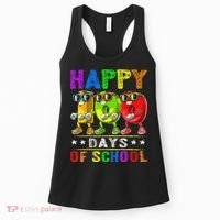 Happy 100 Days of School Flossing 100th Day School Women's Tank Top thumb 0