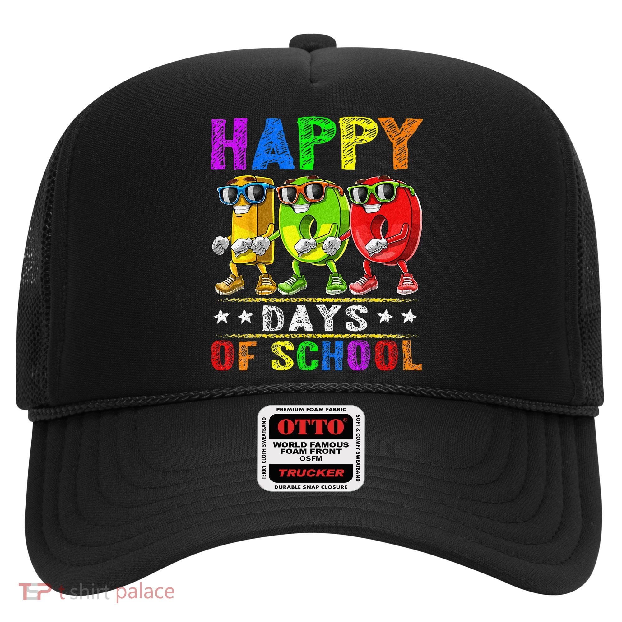 Happy 100 Days of School Flossing 100th Day School Hat