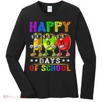 Happy 100 Days of School Flossing 100th Day School Women's Long Sleeve Shirt thumb 0