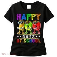 Happy 100 Days of School Flossing 100th Day School Women's T-Shirt thumb 0