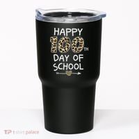 Happy 100th Day Of School Leopard Cute For Teacher Student Tumbler thumb 0