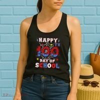 Happy 100th Day Of School Spider 100 Days Women's Tank Top thumb 2