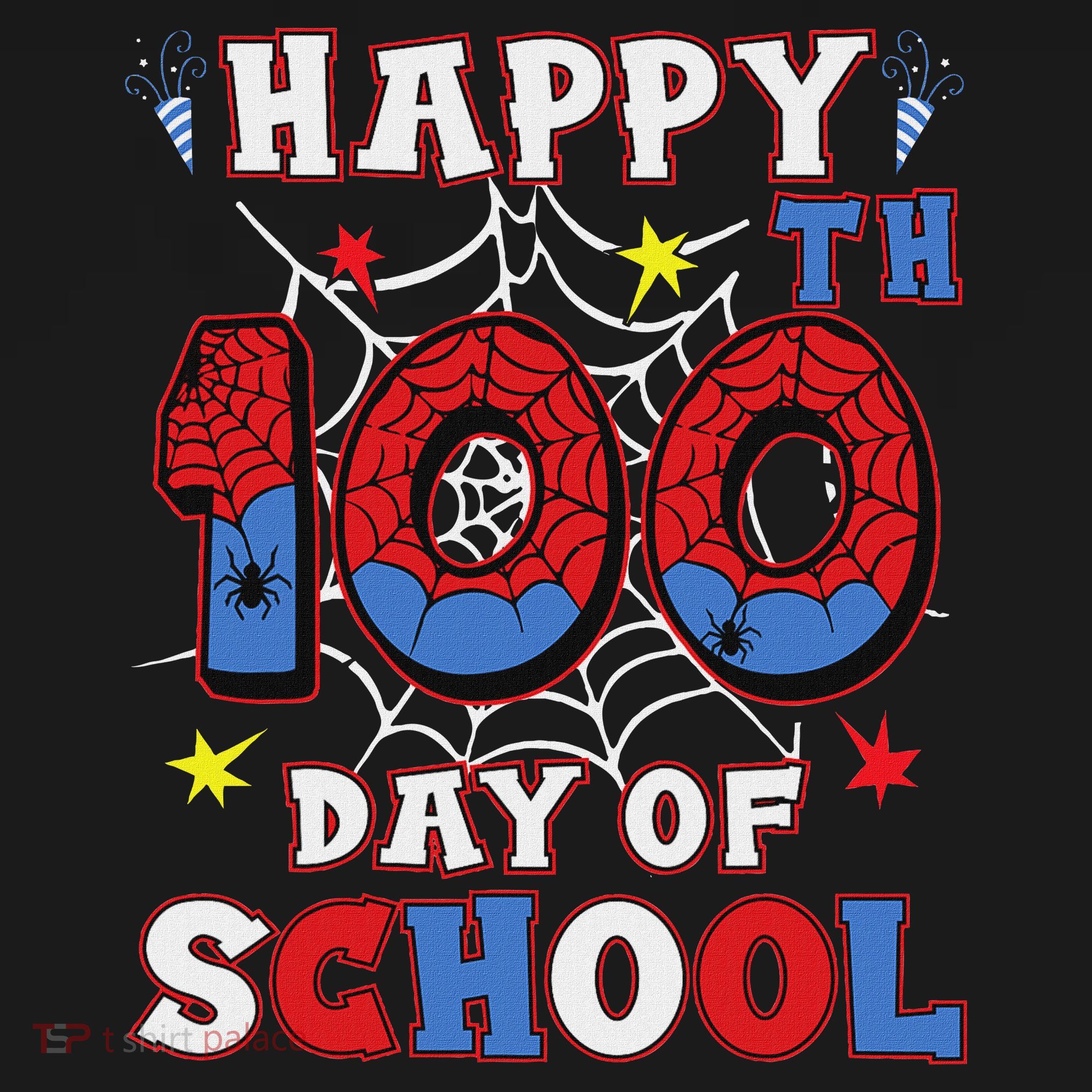 Happy 100th Day Of School Spider 100 Days Women's Tank Top