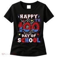 Happy 100th Day Of School Spider 100 Days Women's T-Shirt thumb 0