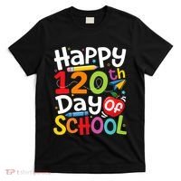 Happy 120th Day Of School Back To School Teacher Student T-Shirt thumb 0