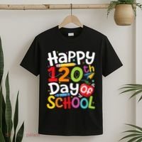 Happy 120th Day Of School Back To School Teacher Student T-Shirt thumb 2
