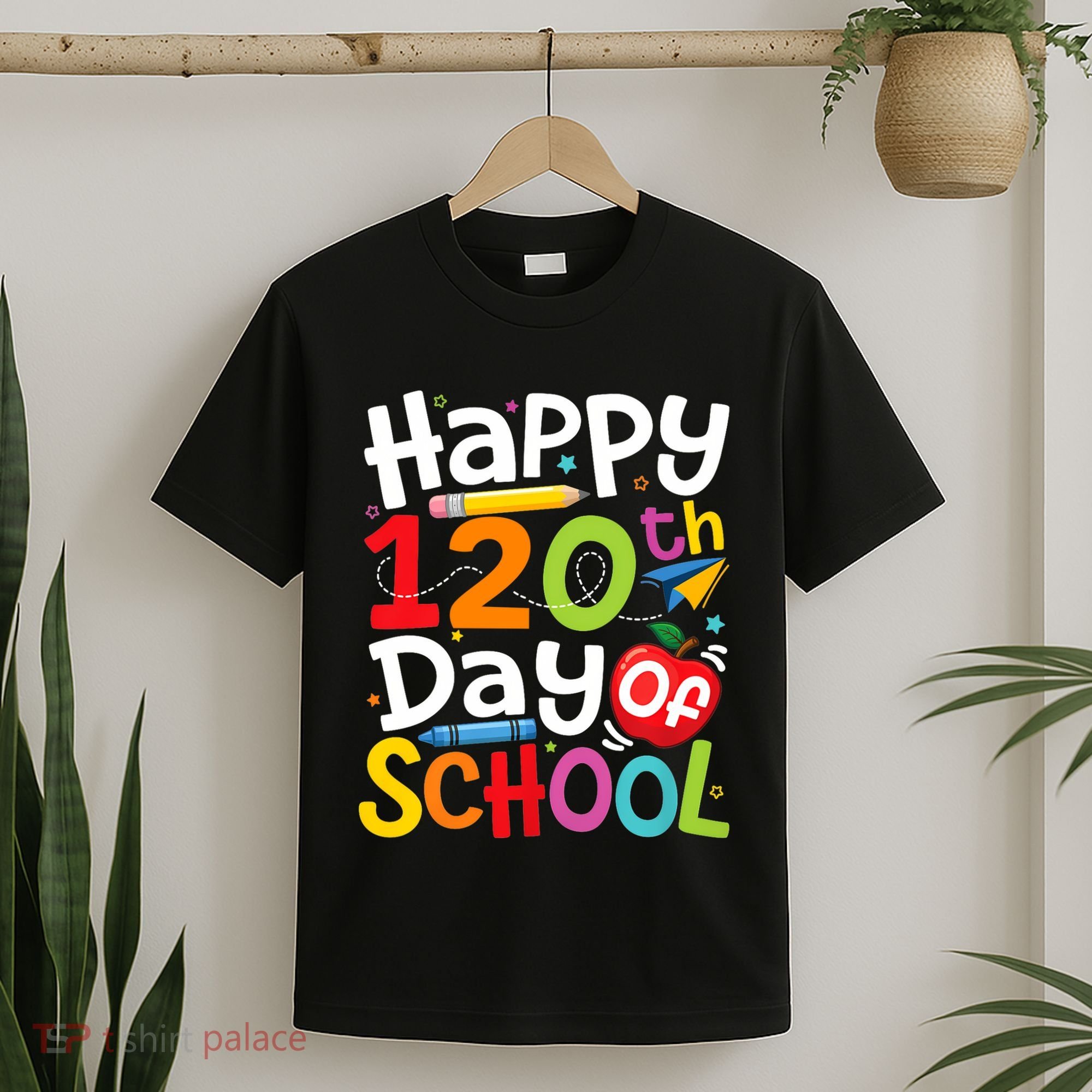 Happy 120th Day Of School Back To School Teacher Student T-Shirt