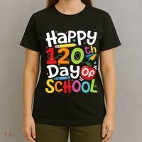 Happy 120th Day Of School Back To School Teacher Student T-Shirt thumb 4