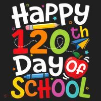 Happy 120th Day Of School Back To School Teacher Student Beanie thumb 2