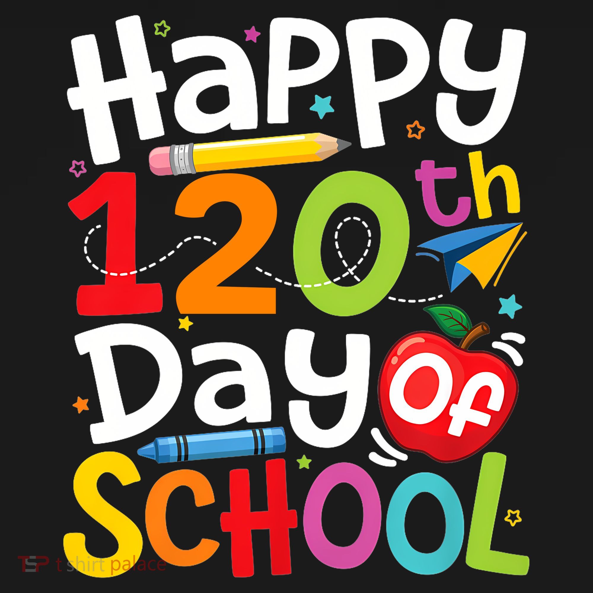 Happy 120th Day Of School Back To School Teacher Student Women's Tank Top