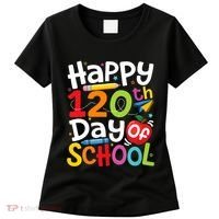 Happy 120th Day Of School Back To School Teacher Student Women's T-Shirt thumb 0