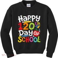 Happy 120th Day Of School Back To School Teacher Student Kids Sweatshirt thumb 0