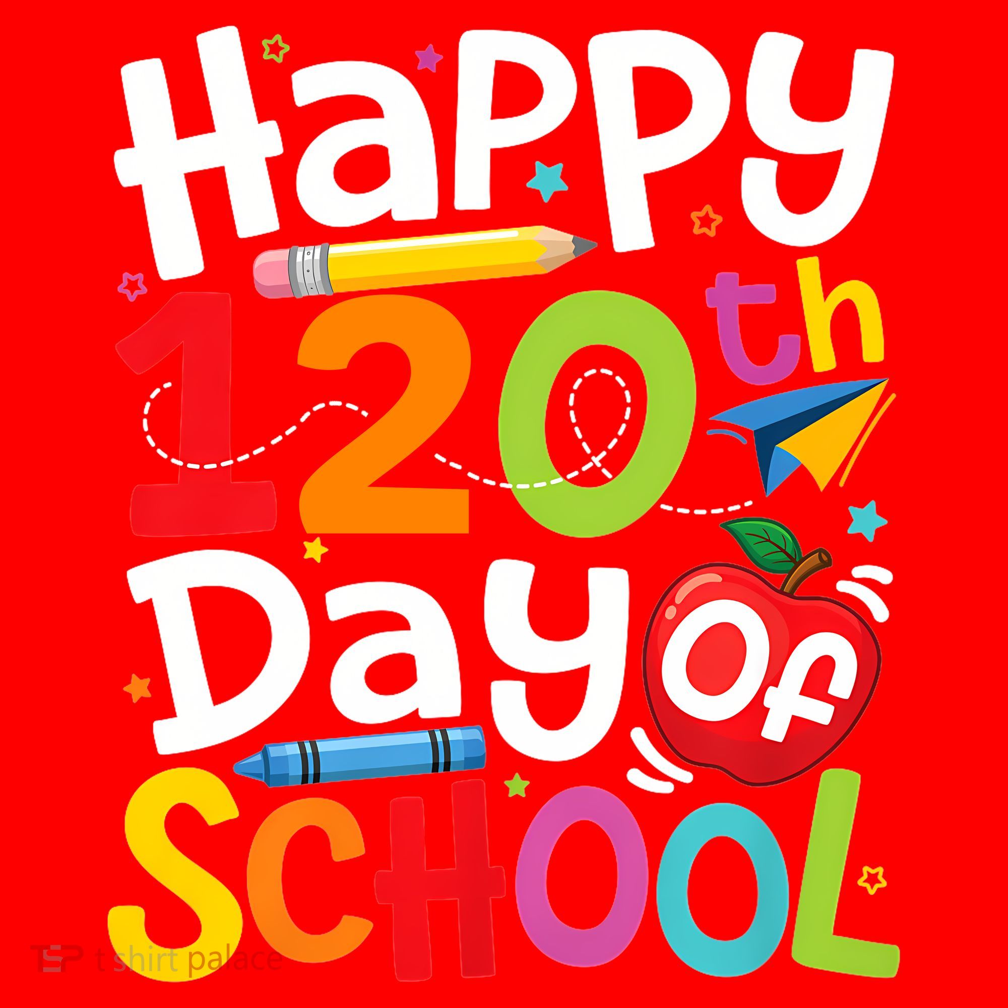 Happy 120th Day Of School Back To School Teacher Student Santa Hat