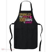 Happy 100th Day Sparkled My Way Through 100 Days Of School Apron thumb 0
