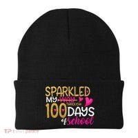 Happy 100th Day Sparkled My Way Through 100 Days Of School Beanie thumb 0