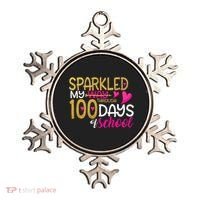 Happy 100th Day Sparkled My Way Through 100 Days Of School Ornament thumb 0