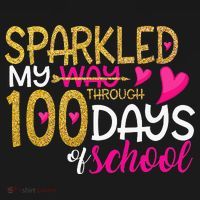 Happy 100th Day Sparkled My Way Through 100 Days Of School Ornament thumb 1