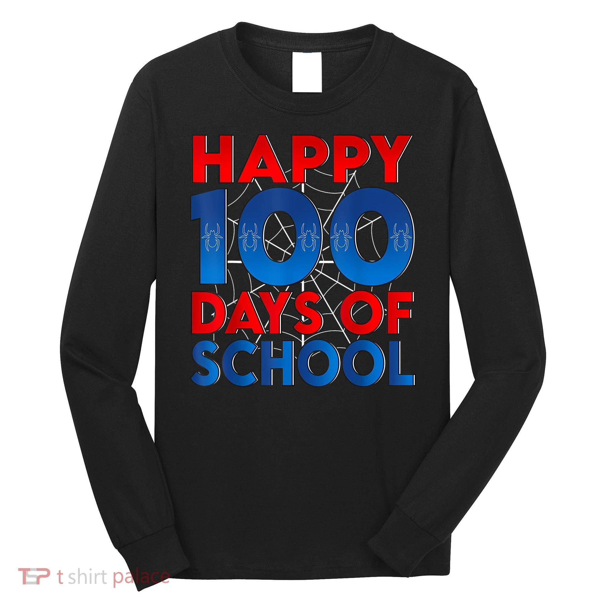 Happy 100 Days Of School Boy Girl Long Sleeve Shirt
