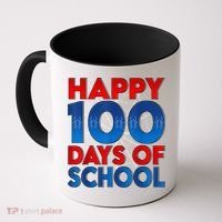 Happy 100 Days Of School Boy Girl Coffee Mug thumb 0